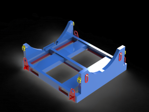 Motor Holder Base - Electric Controls Modelo 3D