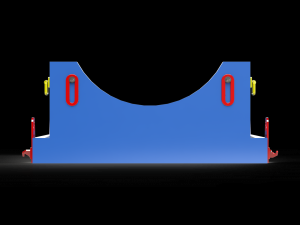 Motor Holder Base - Electric Controls Model 3D