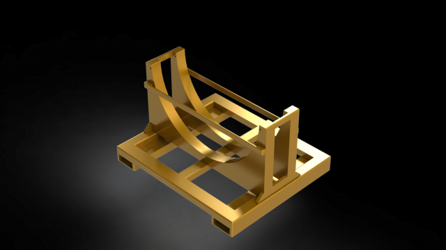 WHEEL Vertical Base 3D Модель .c4d .max .obj .3ds .fbx .stl .blend 