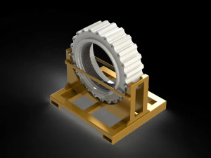 WHEEL Vertical Base 3D Model