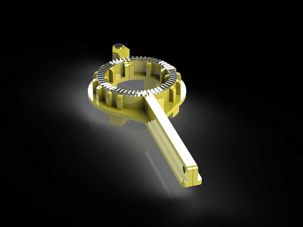 Screw turning tool from the top 3D Model .c4d .max .obj .3ds .fbx .stl .blend