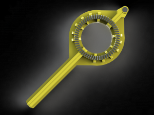 Screw turning tool from the top 3D-Modell