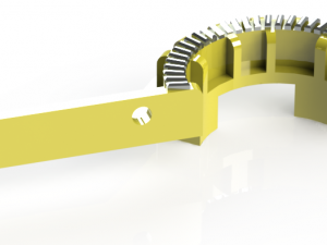Screw turning tool from the top 3D-Modell