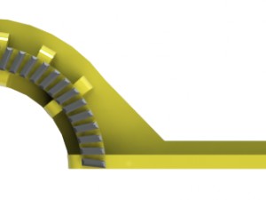 Screw turning tool from the top 3D-Modell