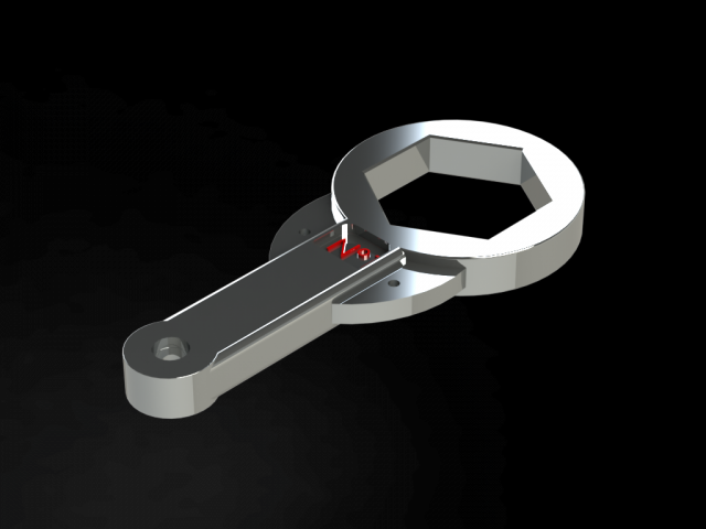 7283 Inch Hex Key Tool 3D 모델 .c4d .max .obj .3ds .fbx .stl .blend 
