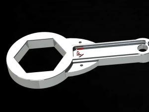 7283 Inch Hex Key Tool 3D Model