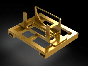 Vertical base for carrier Modelo 3D