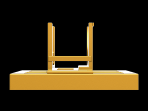 Vertical base for carrier Model 3D