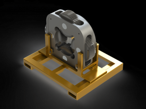 Vertical base for carrier Model 3D
