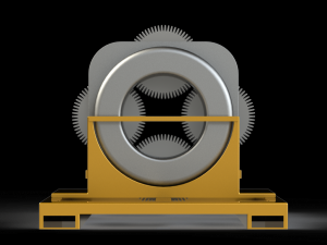 Vertical base for carrier Model 3D