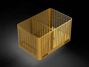 Caja de malla dividida Modelo 3D