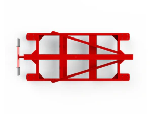 Base Suporte Lateral Vermelha D11T Modelo 3D