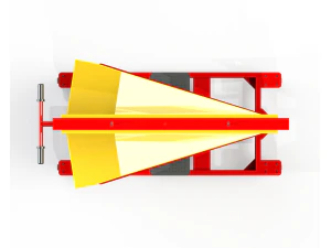 Red Side Holder Base D11T 3D Model