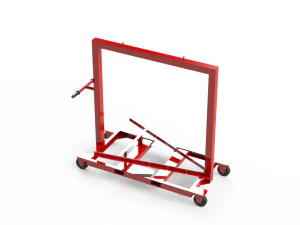 Red Side Holder Base D11T 3D Model