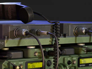 Military Radio MAXTECH PHOENIX III 3D Model