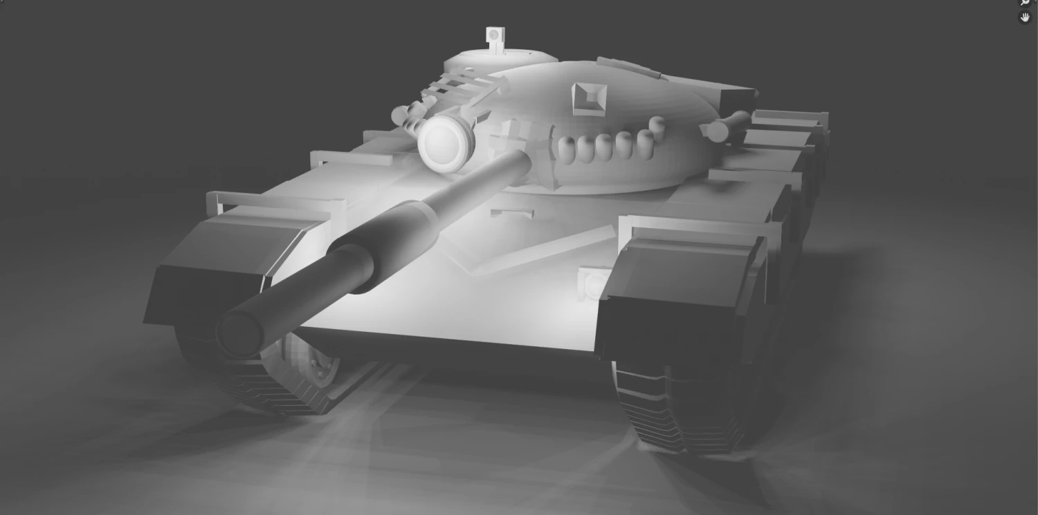 Tank T72 A 3D Model .c4d .max .obj .3ds .fbx .stl .blend 