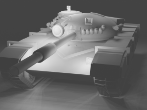 Tank T72 A 3D Model