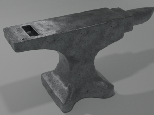 Anvil blacksmithing accessories Modello 3D