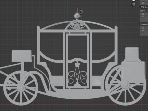Carriage of rus Model 3D