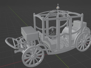 Carriage of rus 3Dモデル
