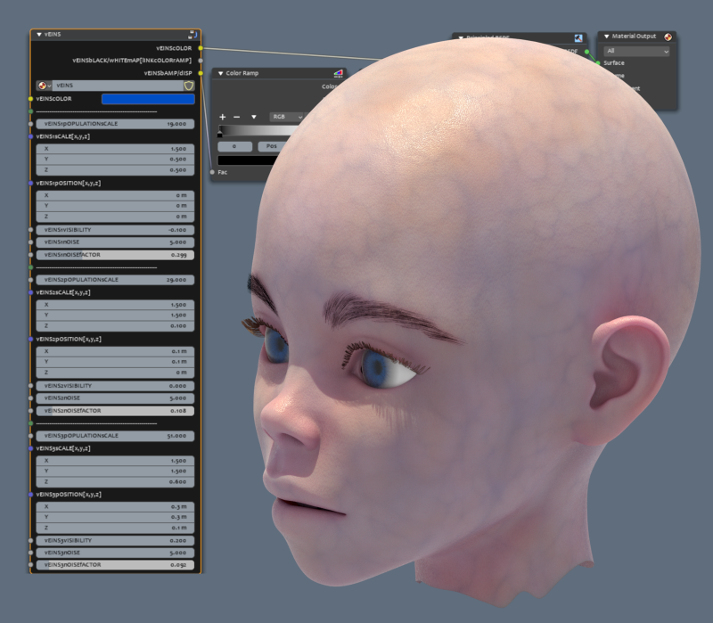 SKIN vEINS sHADER CG Текстури .c4d .max .obj .3ds .fbx .stl .blend