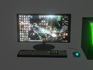 Computer 3D Model