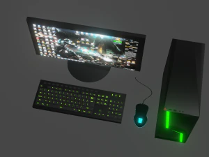 Computer 3D Model