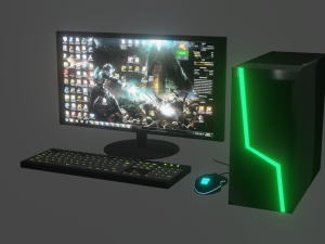 Computer 3D Model