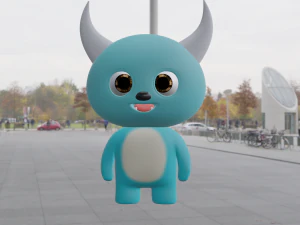 かわいいモンスターモデル 3Dモデル
