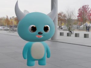 Cute Monster Model 3D Model