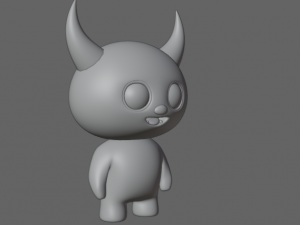Cute Monster Model Modelo 3D