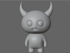 Cute Monster Model Modelo 3D