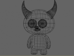 Cute Monster Model Modelo 3D