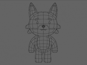 Cute Fox Model 3D Model