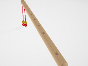 Krishna Flute Model 3D Model