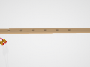 Krishna Flute Model 3D Model