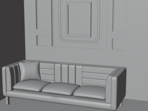Modern Sofa Model 3Dモデル