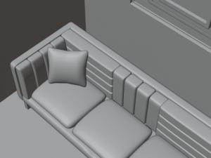 Modern Sofa Model 3Dモデル