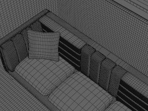 Modern Sofa Model 3Dモデル
