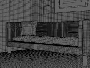Modern Sofa Model 3Dモデル