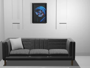 Nowoczesny model sofy Model 3D
