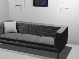 Modern Sofa Model 3Dモデル