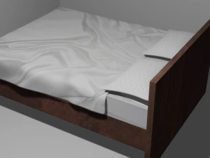 आधुनिक बिस्तर मॉडल 3D मॉडल