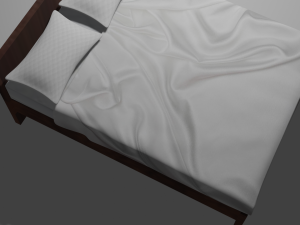 Modern Bed Model Modelo 3D