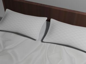 Modern Bed Model Modelo 3D