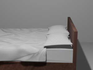 Modern Bed Model Modelo 3D