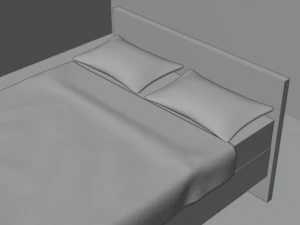Modern Bed Model 3D Model
