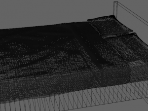 Modern Bed Model Modelo 3D