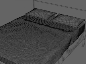 Modern Bed Model 3D Model