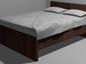 Modern Bed Model Modelo 3D